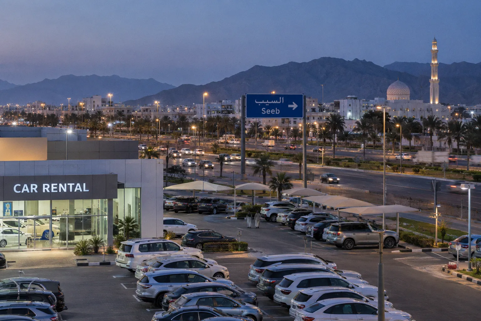 Alquiler de coches en Seeb (Omán): guía práctica y consejos