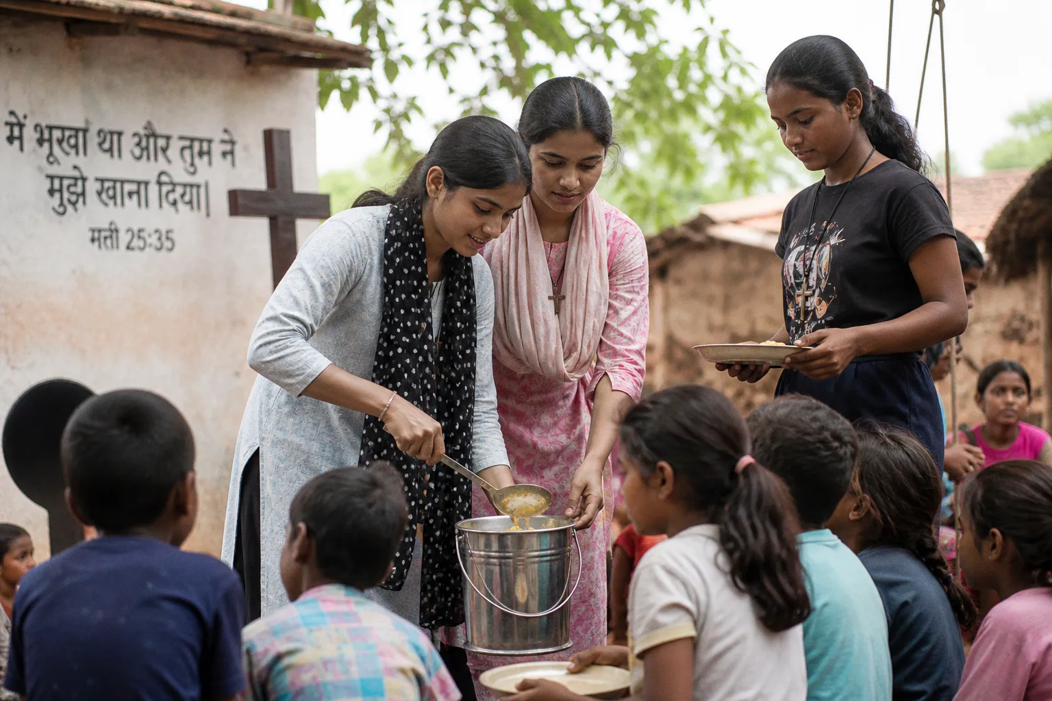 Jóvenes católicos en la India central: fe viva y compromiso social
