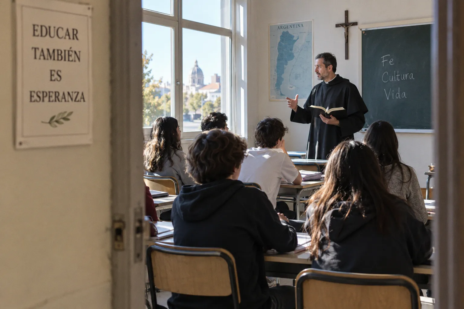 La Iglesia en Argentina celebra el Mes de la Educación con tres consejos de León XIV